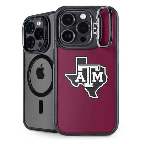 Texas A&M University Black Logo iPhone 13 Pro Kickstand Case